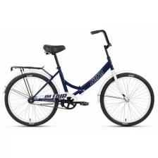 Велосипед 24" Altair City, 2021, цвет темно-синий/серый, размер 16"